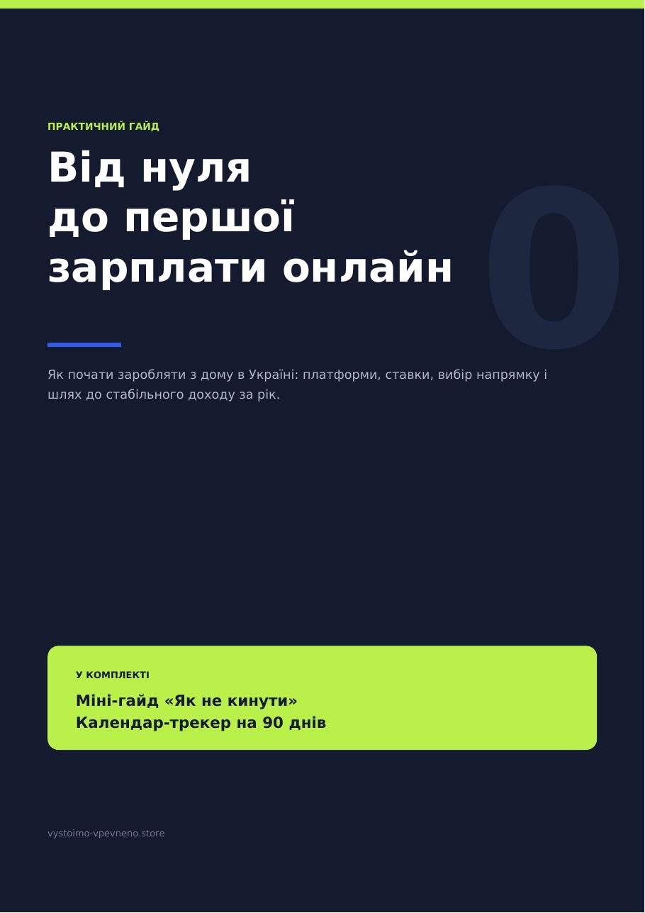 Гайд «Від нуля до першої зарплати онлайн»